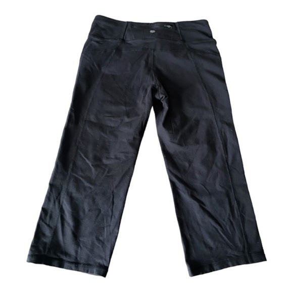 ATHLETA ‎ Power Kick Wide Leg Capris Leggings Black Size Small - Picture 4 of 11